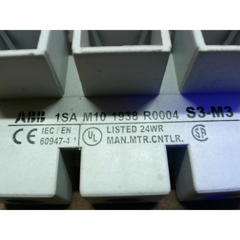 ABB S3-M3 Terminal Power Infeed Screws Line Barrier Type 690 VAC (LOT OF 9)