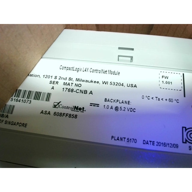 Allen Bradley 1768-CNB CompactLogix L4X ControlNet Module