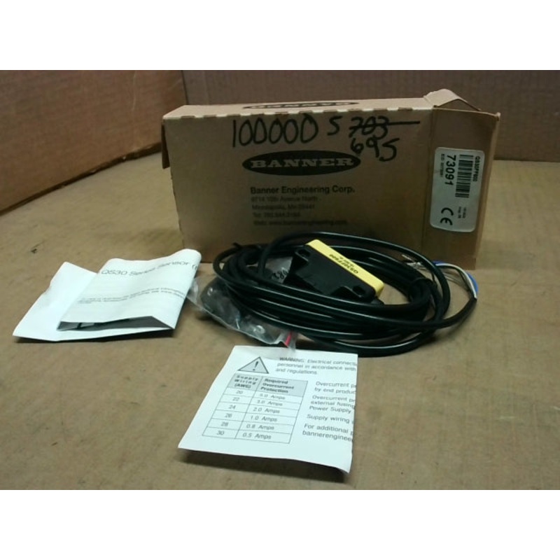Banner QS30FF600 73091 Fixed Field Sensor 10-30VDC Bipolar NPN/PNP Output