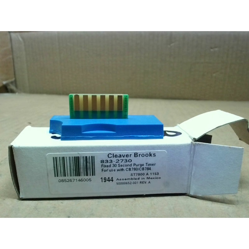 Cleaver Brooks 833-2730 Fixed 30 Second Purge Timer Rev. A