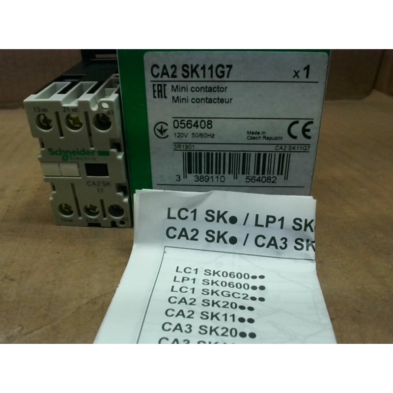Schneider Electric CA2SK11G7 Auxiliary Contactor 056408 120V