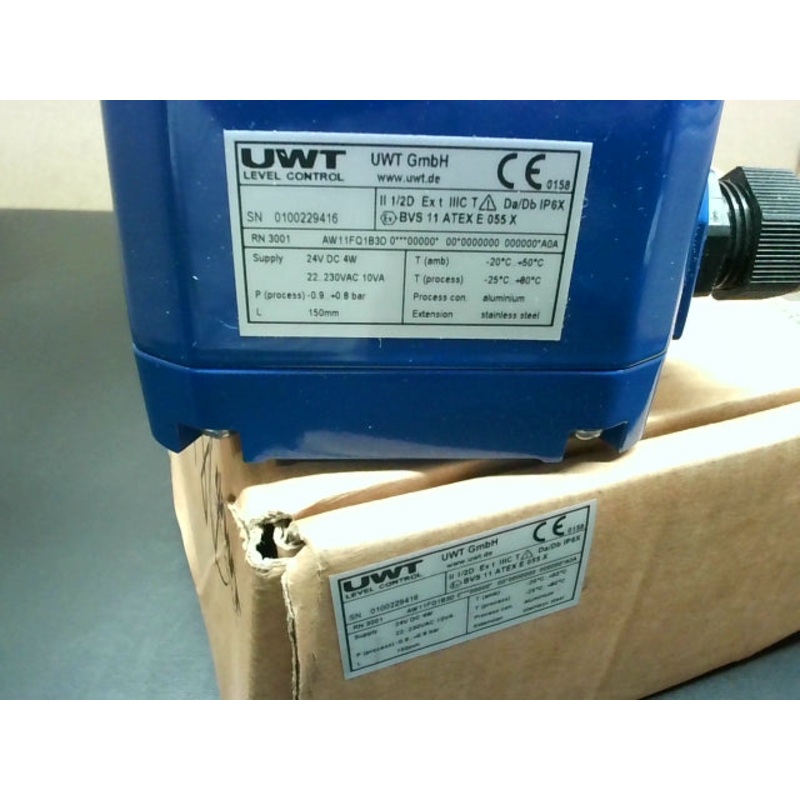 UWT Level Control RN3001 AW11FQ1B3D Rotary Paddle Level Switch 24VDC 4W 230VAC 10VA