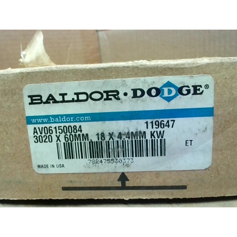 Baldor Dodge 119647 AV06150084 3020 X 60MM-KW Taper-Locking Bushing