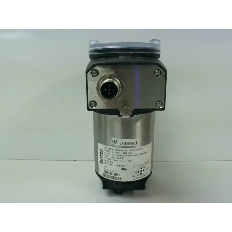 Burkert 00561884 SE36/8036 Hall Inline 14-36VDC Flow Meter With Display