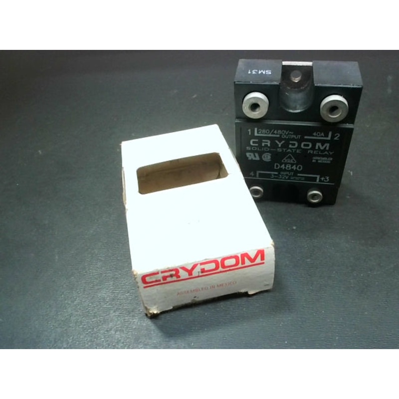 Crydom D4840 Solid State Relay Out 280/480V 40A In 3-32V