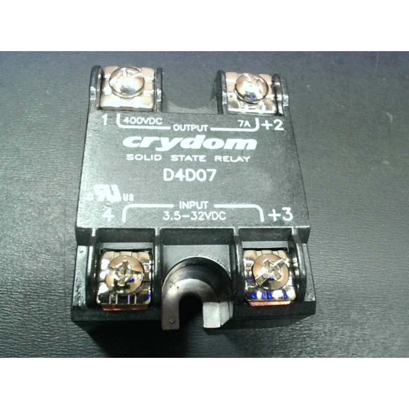 Crydom D4D07 Solid State Relay Industrial Mount 400VDC 7A 3.5-32VDC