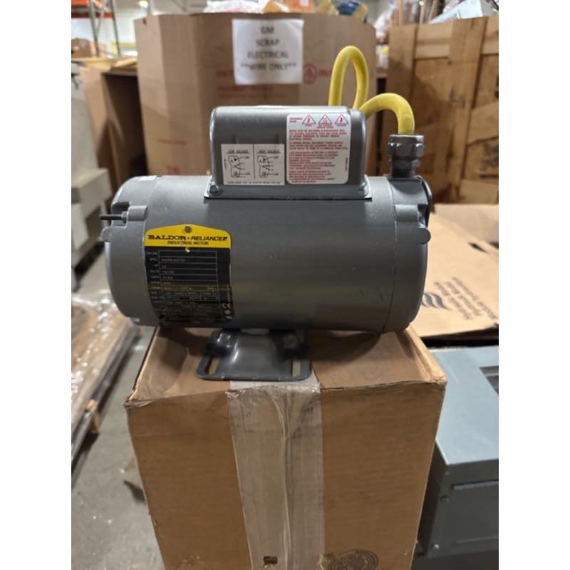 Baldor 1/3 HP AC Motor 56 Frame 1725 RPM 115/208/230VAC 1 Phase ODP 34G316-4227G1