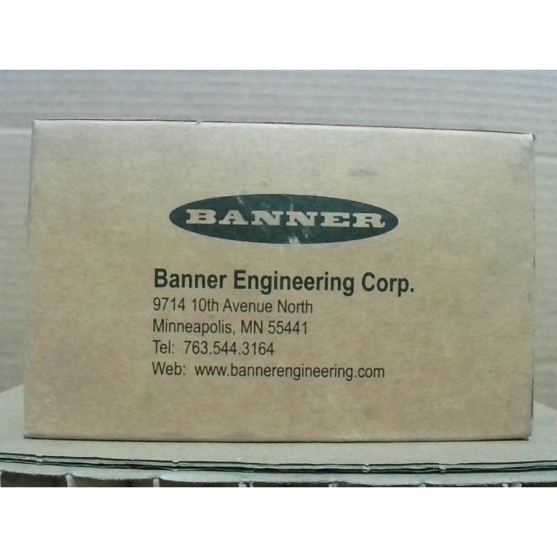 Banner M18SP6FF50Q Photoelectric Sensor 50mm Range 10-30VDC 48671