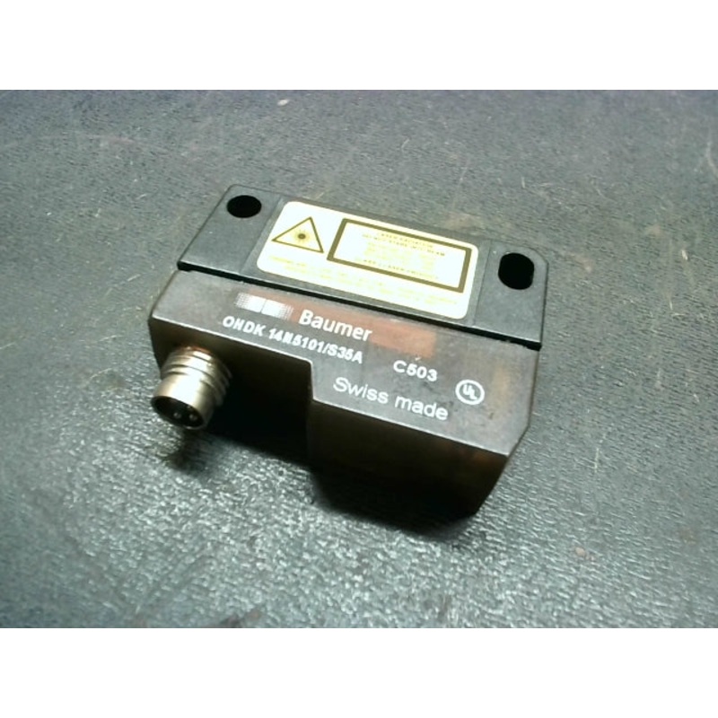 Baumer OHDK 14N5101/S35A Diffuse Laser Photoelectric Sensor Switch