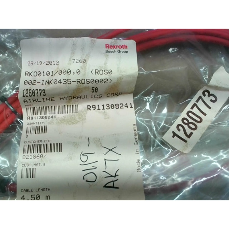 BOSCH R911308241 High-Speed Data Transmission Fiber Optic Cable 4.50 M