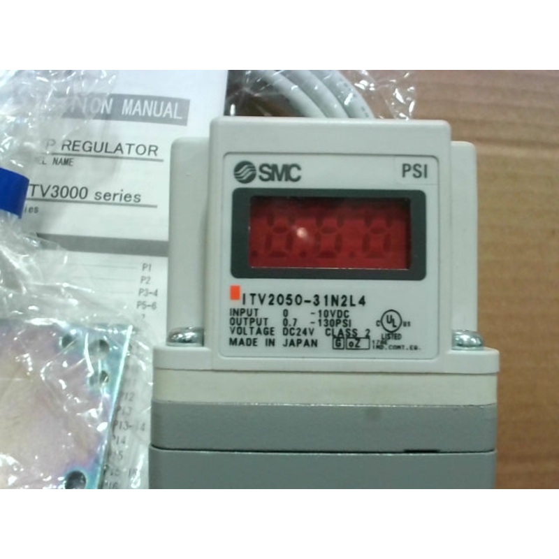 SMC ITV2050-31N2L4 Electro Pneumatic Regulator 1500L/min 24VDC