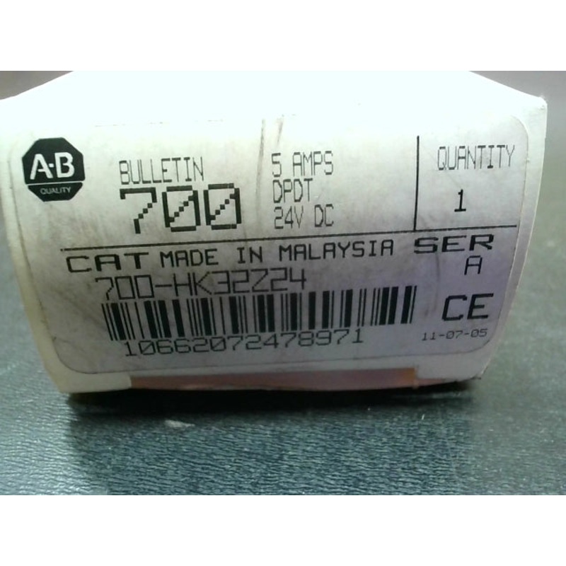 Allen Bradley 700-HK32Z24 Intermediate Relay 5A 24VDC 8 Pins Ser.8