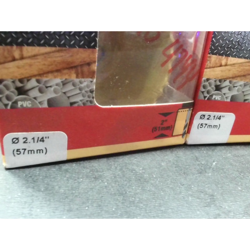 Starrett DCH0214-G (2 PCS) 2-1/4 (57mm) Bi-Metal Fast Cut Hole Saw