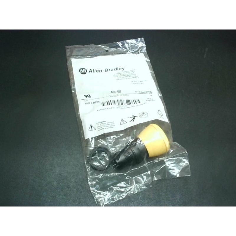 Allen Bradley 800FP-MP45 Yellow 40mm Push-Pull Operator Series B
