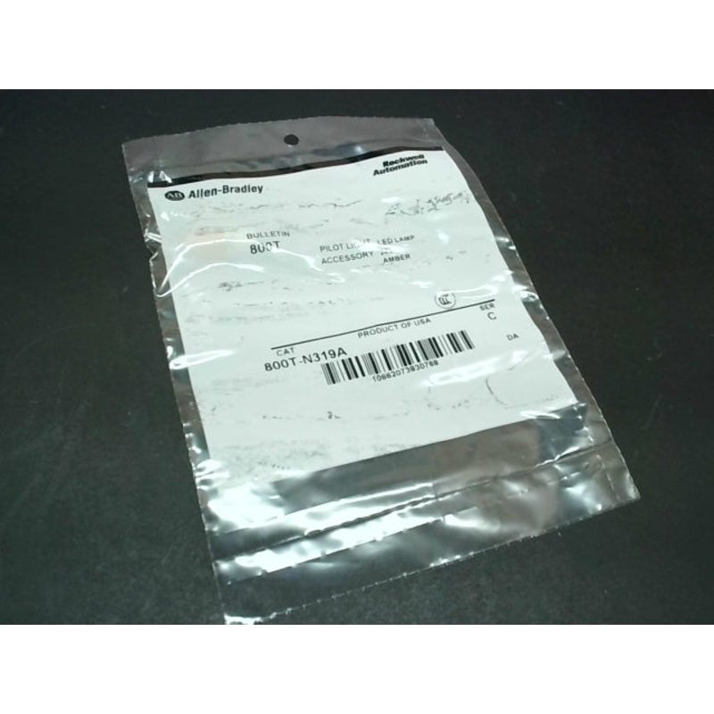 Allen Bradley 800T-N319A Amber Led Lamp Pilot Light Ser.C