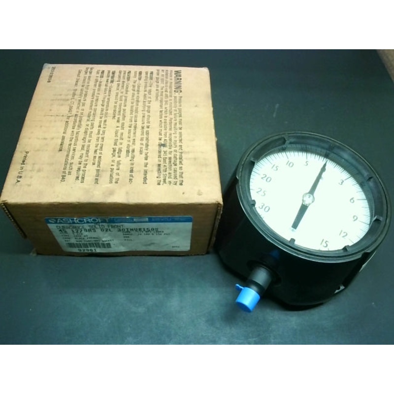 Ashcroft 45-1279AS-02L Duragauge Solid Front 4-1/2” 1279 AS 30IIMV2815