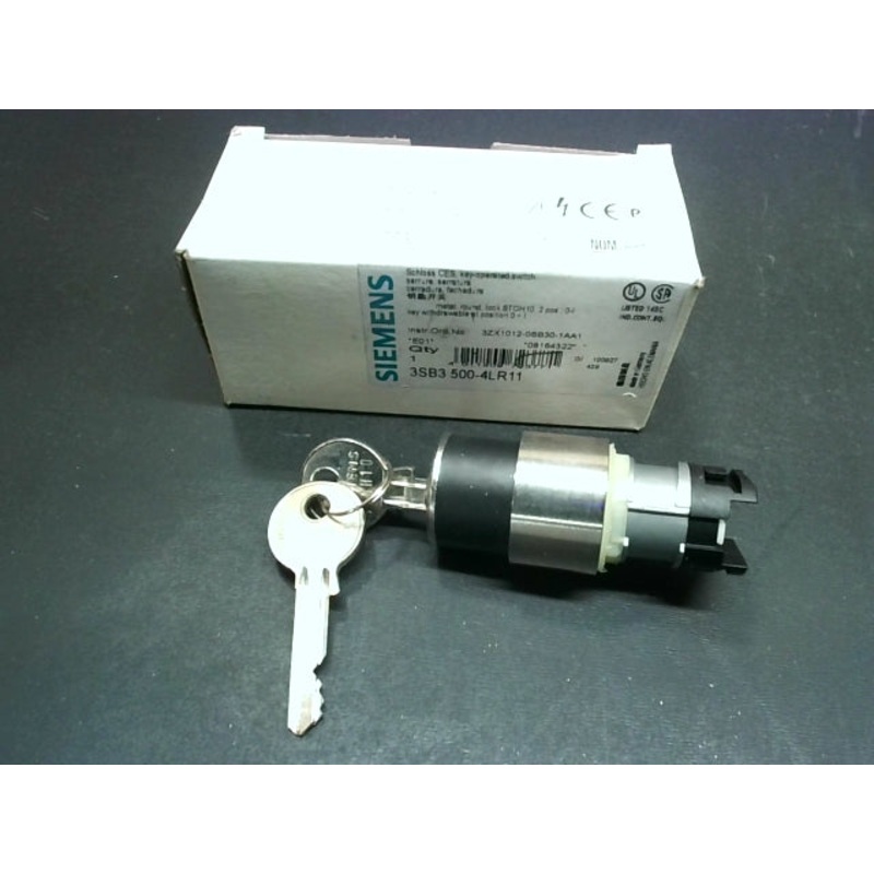 Siemens 3SB3500-4LR11 Keyed Selector Switch