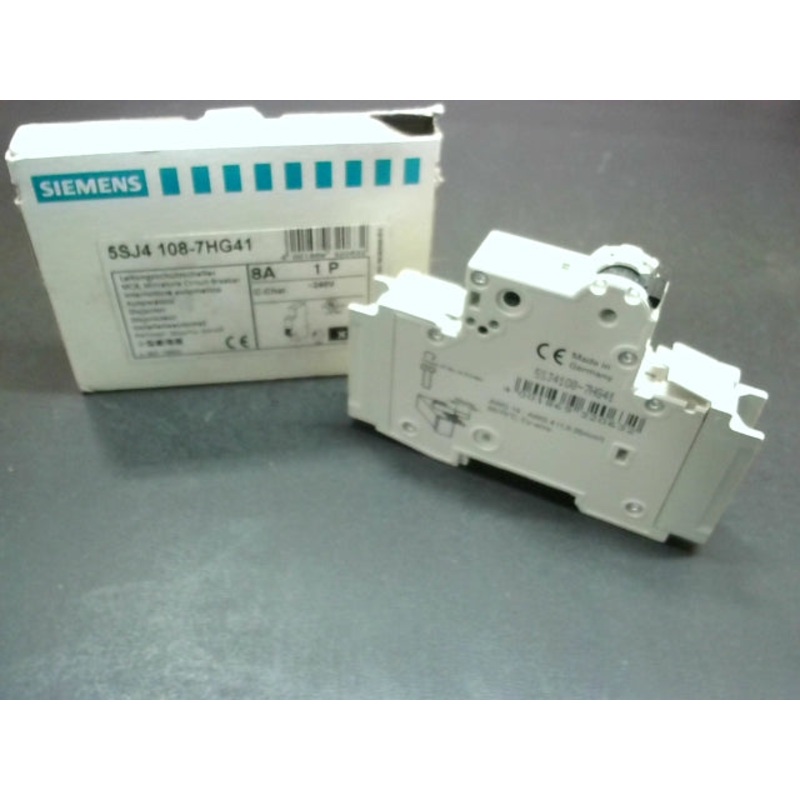 Siemens 5SJ4108-7HG41 Miniature Circuit Breaker 8A 1P 240V