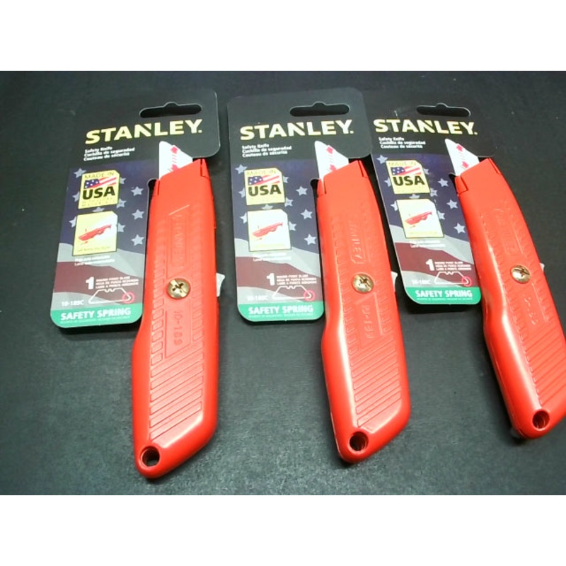 Stanley 10-189C Self Safety Blade (3 PCS) Retracting Utility Knife