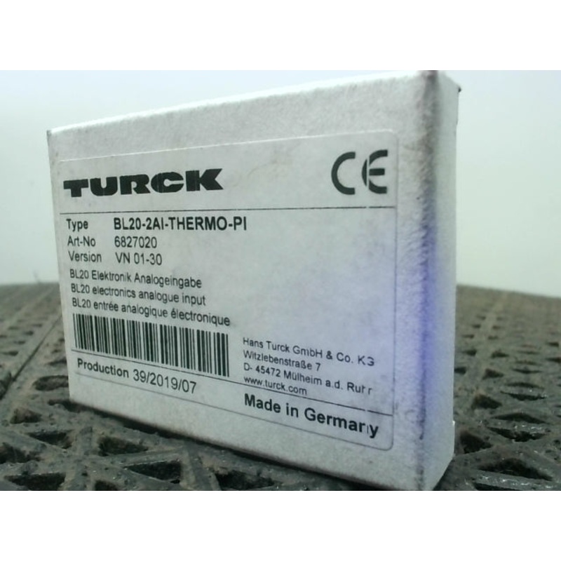 Turck BL20-2AI-Thermo-PI Electronic PLC Module
