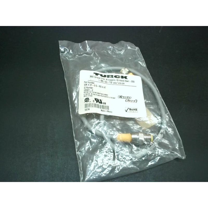 Turck WK 4.4T-0.5-RS 4.4T Eurofast Molded Cordset U2441-2
