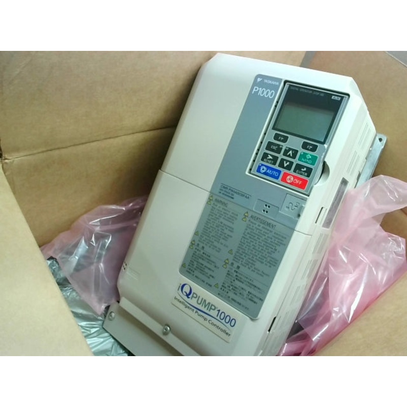 Yaskawa iQ Pump 1000 CIMR-PW4A0038FAA Intelligent Pump Controller 25HP 400V 3 Phase 38A Rev E