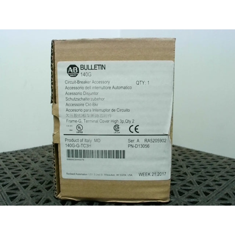 Allen Bradley 140G-G-TC3H /A Circuit Breaker Accessory Terminal Cover