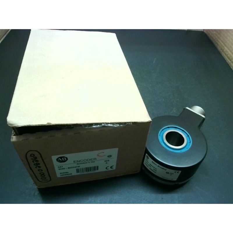 Allen Bradley 844D-B6CC4FW Encoders 3/4 Tether 3/8 Bolt on a 2.5-4.0dia 10 Pin Connector 8-24V DC  5V DC DLD Out (3487) 1024 Pulses Per Revolution Ser.A