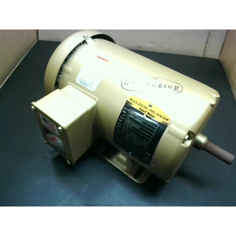 Baldor EM3558 Electric Super E Motor 2 HP 3-Phase 1760RPM 230/460V 56F 60Hz 350A011N909G1