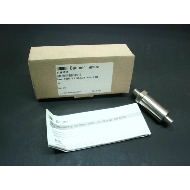 Baumer PBSN Pressure Sensor 4-20 MA 8-32 VDC