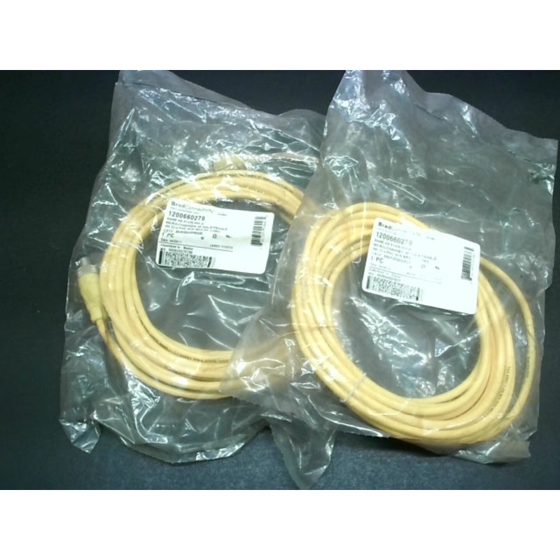 Brad Connectivity 1200660279 (2PCS)  Male/Female 4 Pole Micro Change Cordset