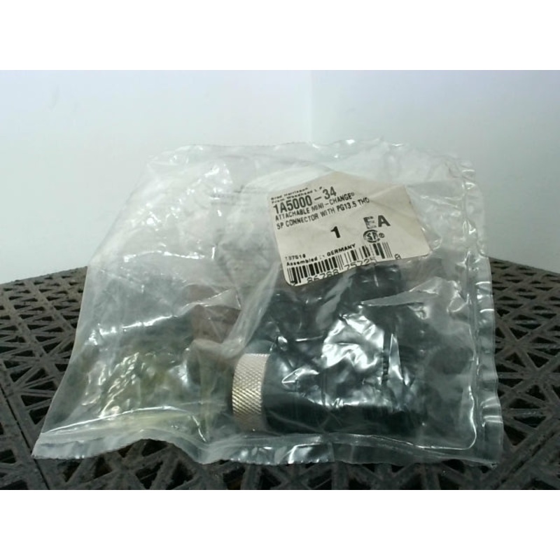 Brad Harrison 1A5000-34 Attachable Mini Change 5P Connector With PG13.5 THD