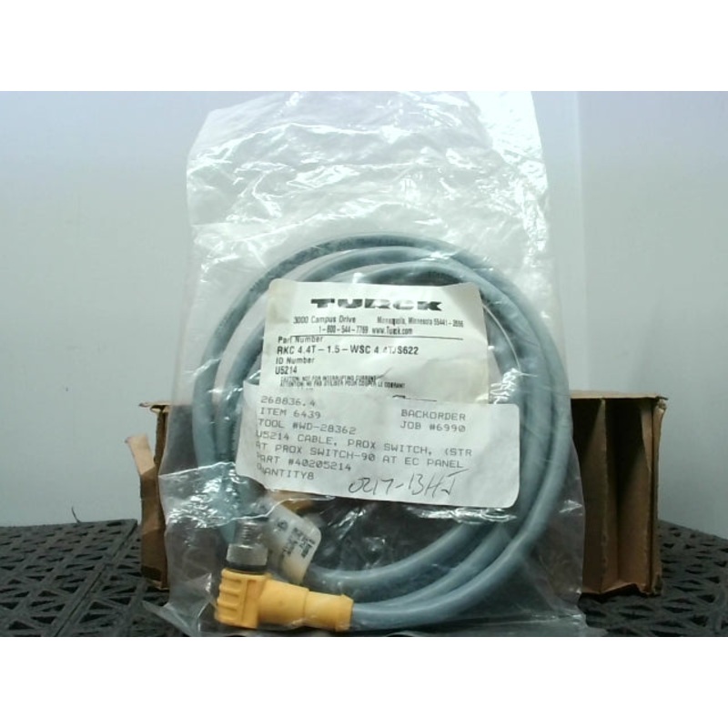 Turck RKC 4.4T-1.5-WSC 4.4T/S622 U5214 Cable
