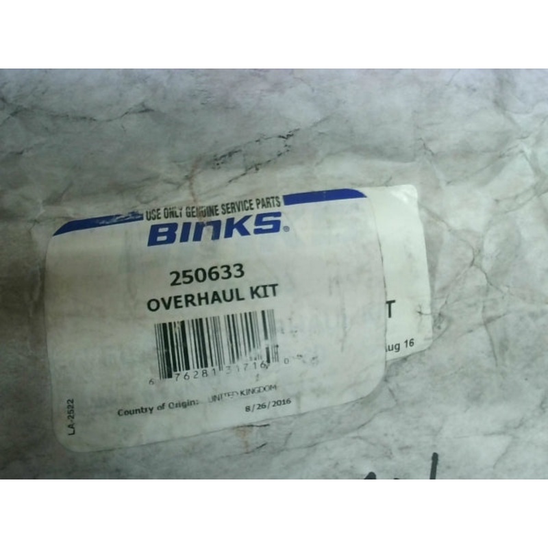 Binks 250663 FX190PU Seal Kit|Factory Sealed Packaging|New In Box|New No Box|Used|Reconditioned