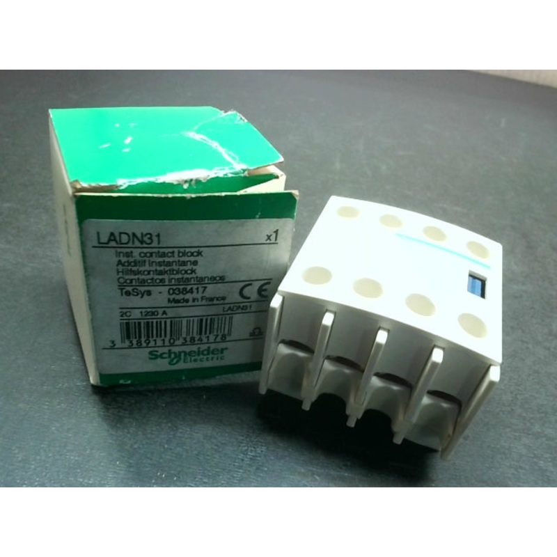 Schneider Electric LADN31 Aux Contact Block 038417