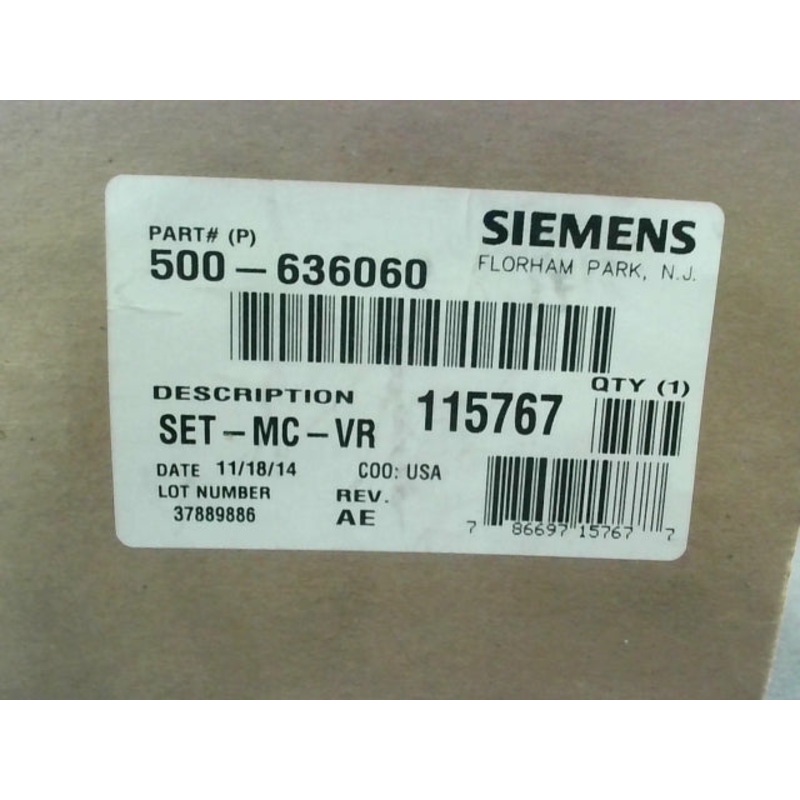 Siemens SET-MC-VR Fire Alarm Red Speaker Multi-Candela Vandal Resistant Strobe 500-636060