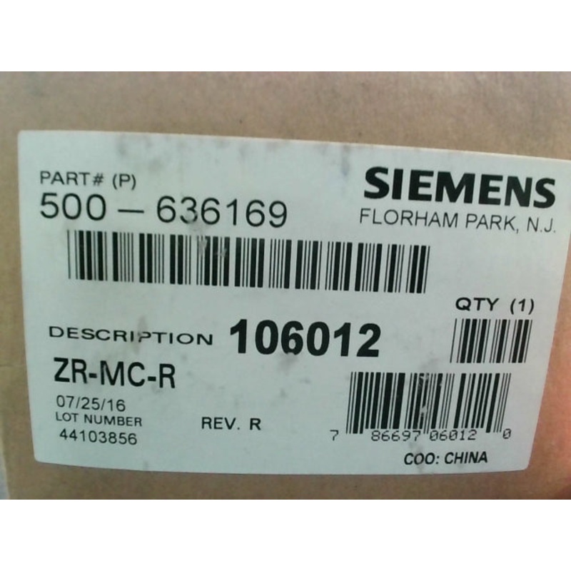 Siemens ZH-MC-R Wall Mount Fire Alarm Horn Strobe Red