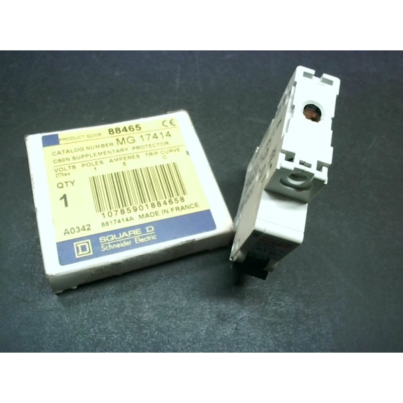 Square D Merlin Gerin MG 17414  Circuit Breaker Multi 9 C60N Type C 277 VAC 5A
