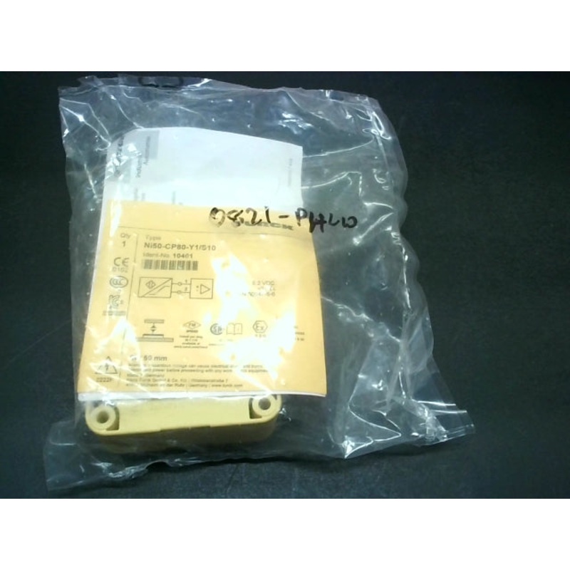 Turck NI50-CP80-Y1/S10 Proximity Sensor 1/2-14 NPT 8.2 VDC
