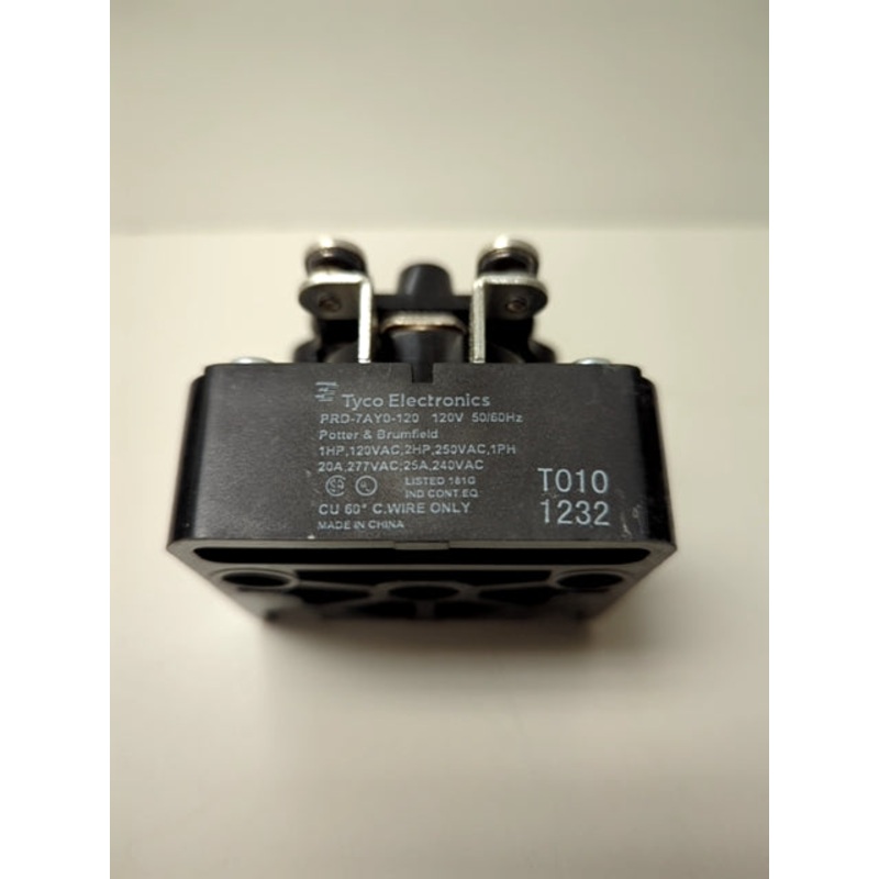 Tyco Potter & Brumfield PRD-7AY0-120 Power Relay 120VAC 25A DPDT Panel Mount