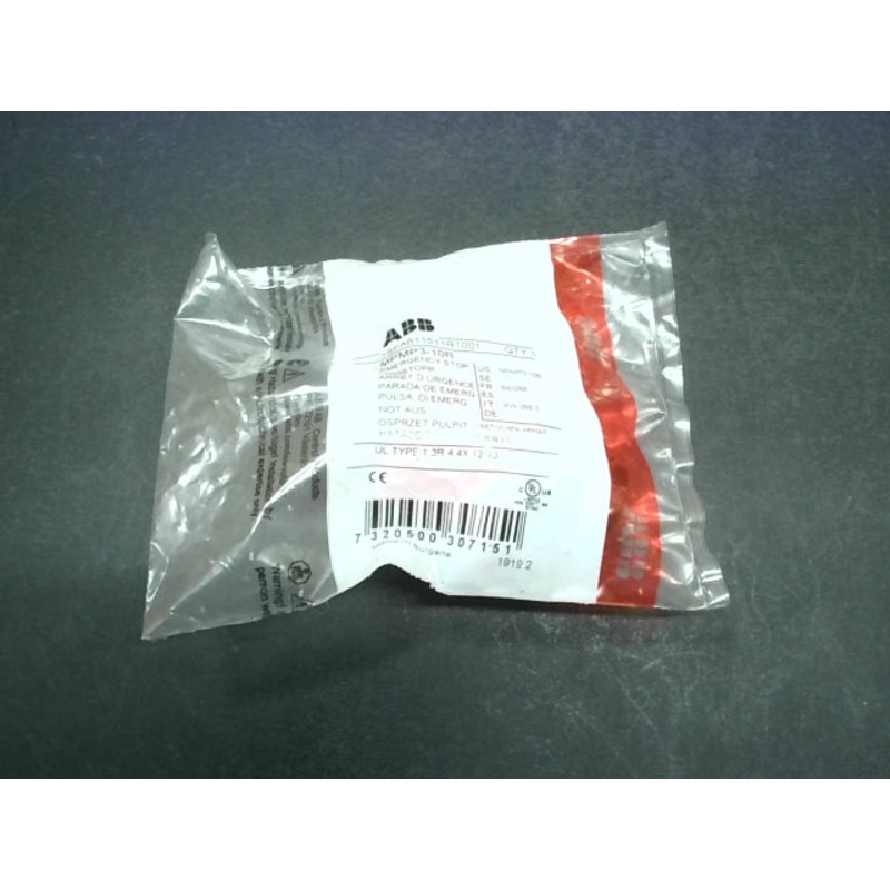 ABB MPMP3-10R E-Stop Push Button 1SFA611511R1001 40mm Red