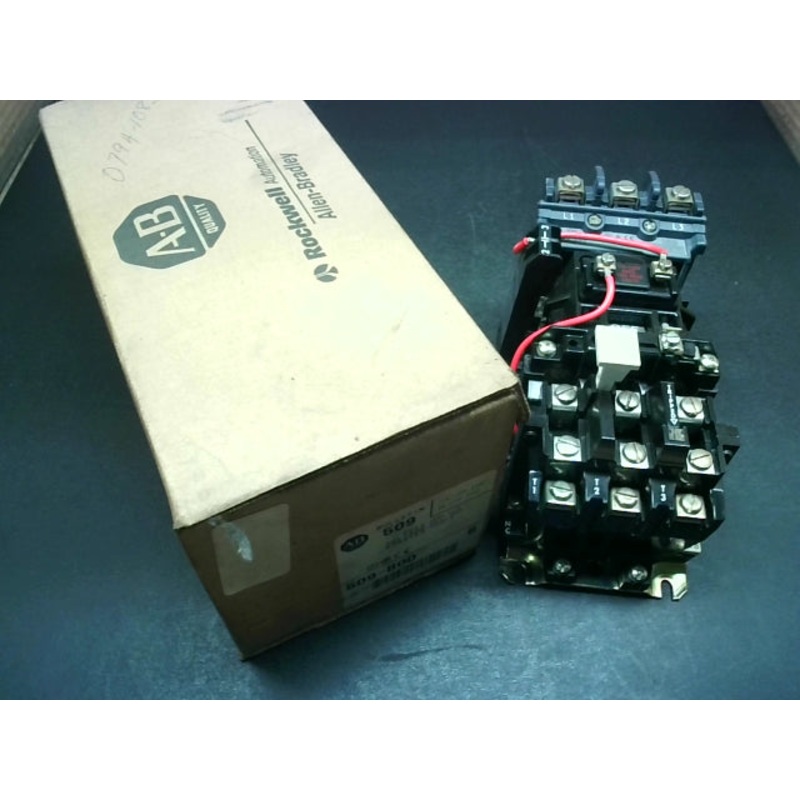 Allen Bradley 509-BOD Full-Voltage Motor Starter Size 1 Ser B 120VAC Coil 509-B0D