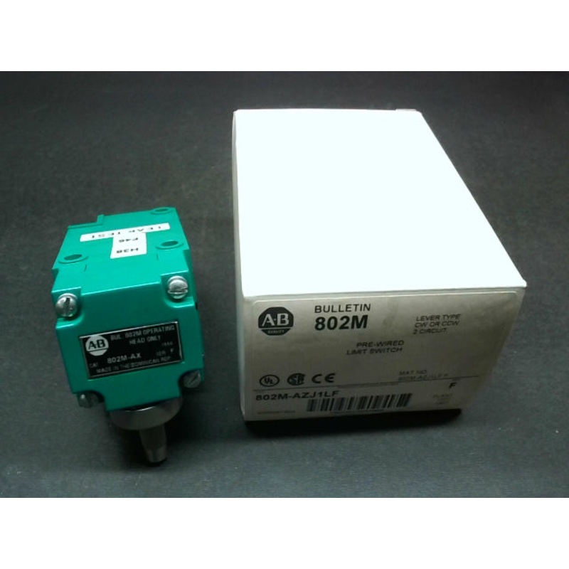 Allen Bradley 802M-AZJ1LF Limit Switch 802MAZJ1LF Ser.F