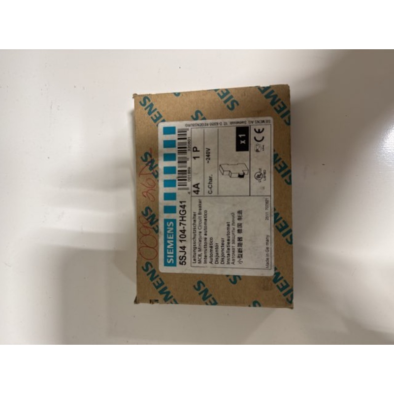 Siemens 5SJ4104-7HG41 Miniatue Circuit Breaker 4A 240V 5SJ41047HG41