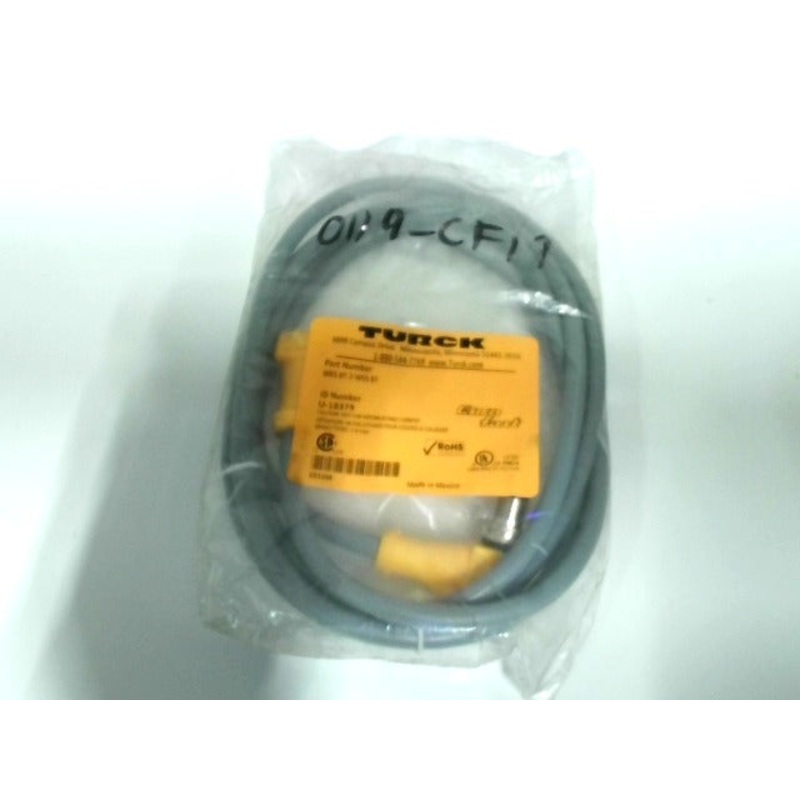 Turck WKS 8T-2-WSS 8T  Right Angle Female Connector U-18379