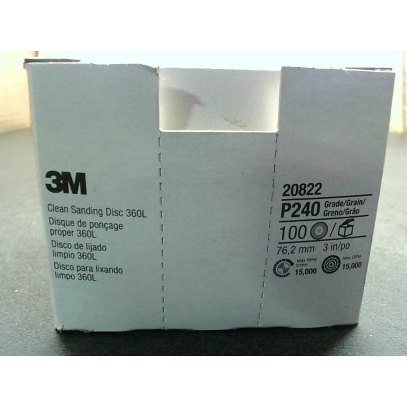 3M 20822 Sanding Disc 3 (100PCS) Grade P240