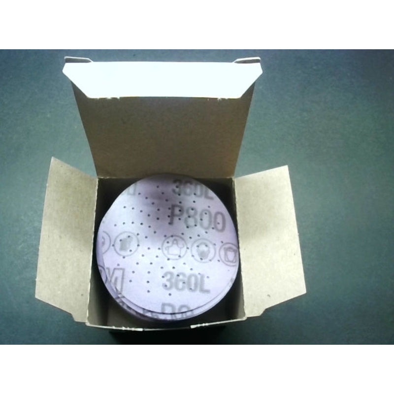 3M 20828 Sanding Disc (100 PCK) Grit Clean 3 Hookit Sand Paper P800