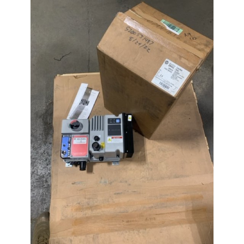 Allen Bradley 284G-FVD2P3S-10-RRG-CBG-DB1-EMI Safety Drive and Base ArmorStart Ser.C 24V DC 480V 2.3A