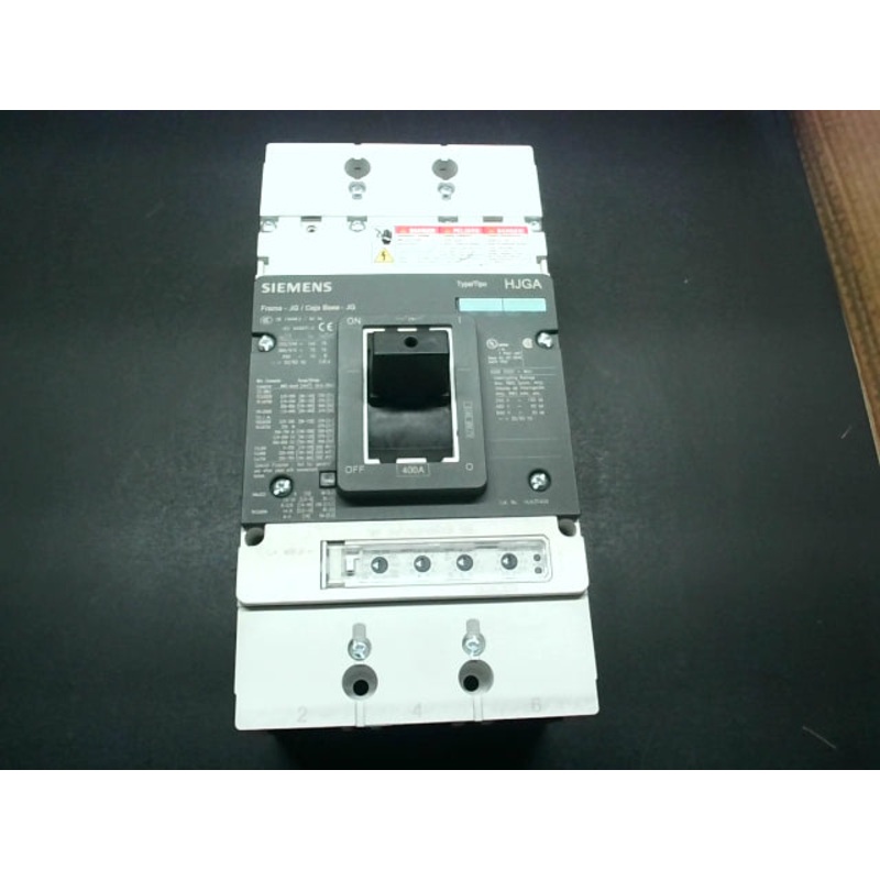Siemens 3VL4140-2PE33-0AA0 Circuit Breaker HJX3T400F 400A 3P ETU LSI 65kA@480V 50/60 Hz
