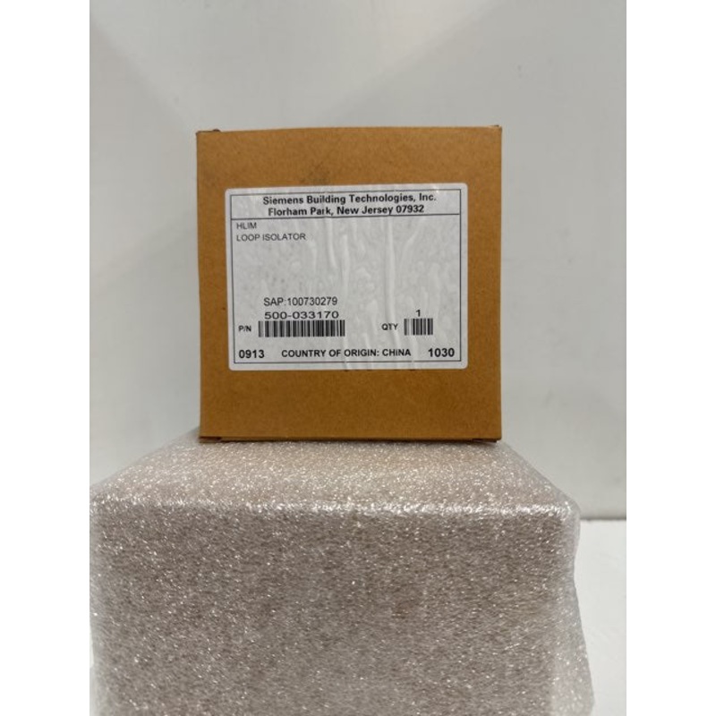 Siemens 500-033170 HLIM Loop Isolator Module SAP 100730279